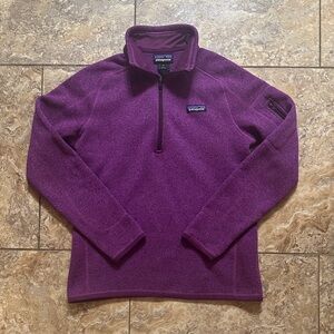 Patagonia Women’s Zip-Up Sweater in Purple